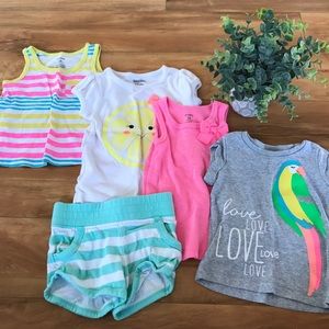 12m Lot of Girls Summer Clothes